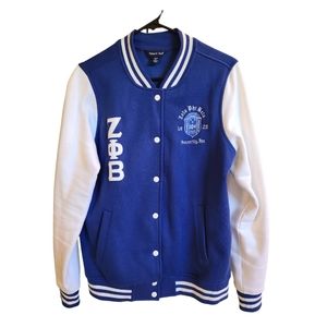 Zeta Phi Beta Sorority varsity Greek jacket